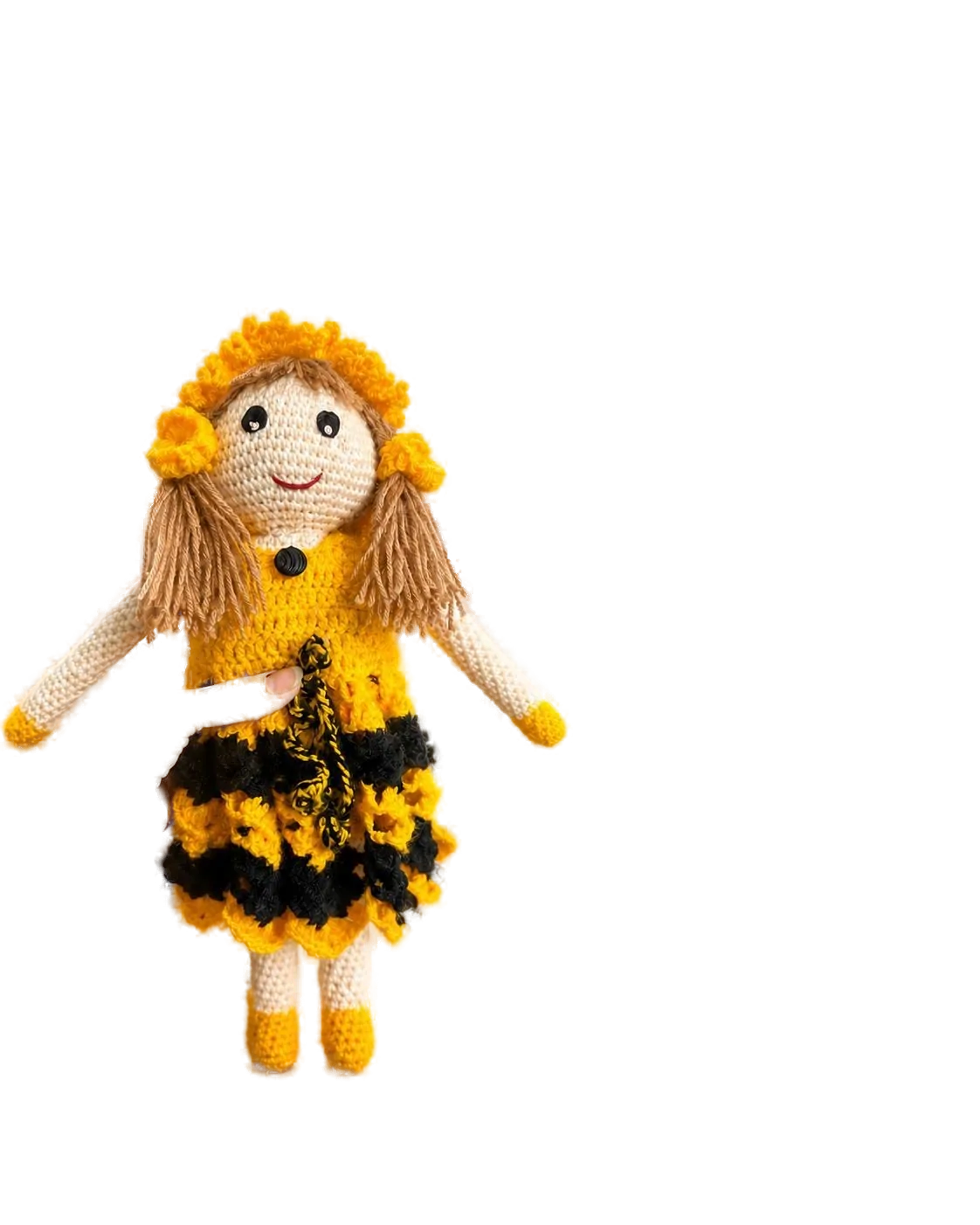 Little Bee crochet doll