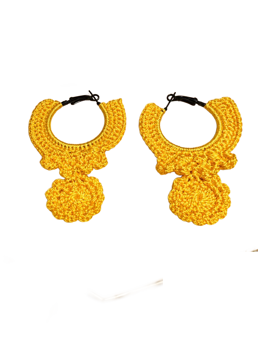 Marigold crochet hoops